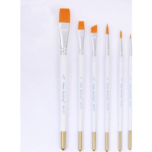 6Pcs/Set Watercolor Brush Pens Hook Line Pen Soft Hair Multifunction Oil Painting Drawing Paint Brush Pen Art Supplies