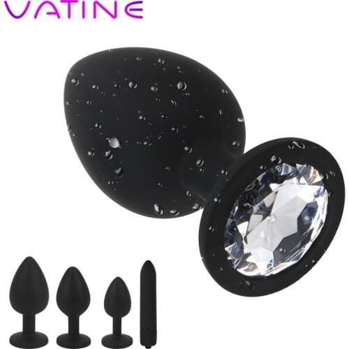 VATINE Butt Plug Anal Plug Bullet Vibrator Sex Toys for Women Men Prostate Massager Adult Products