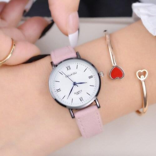 Roman numeral 2019 Women Watches Fashion Leather Ladies Watch Female Quartz Wristwatch Waterproof Relogio Feminino Reloj Mujer
