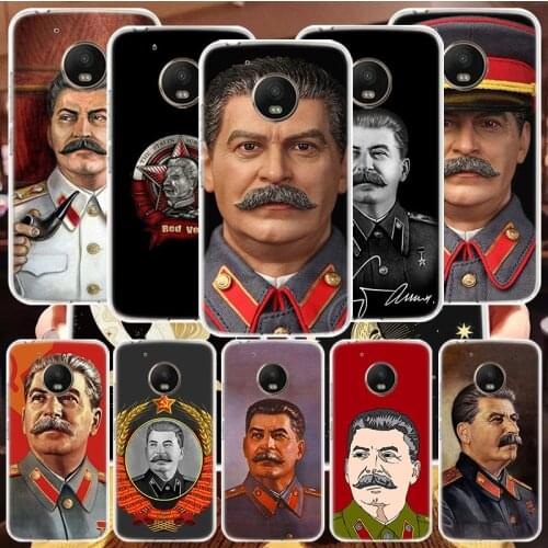 Russian Commander Stalin Phone Case For Moto Motorola G7 G8 G9 Power E6 G6 G5S E5 G5 E4 G4 EU Plus Play One Action Cover