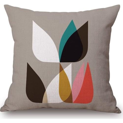 Decorative Northern Europe Brief impression Style Cotton Linen Pillow Case Cover Pillowcase for House New 1 piece 45x45cm