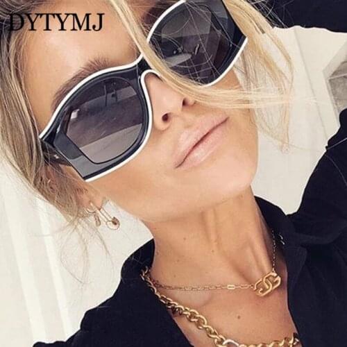 DYTYMJ Retro Cateye Sunglasses Women 2020 Vintage Small Glasses for Women/Men Brand Luxury Eyeglasses Women Cat Eye Gafas De Sol