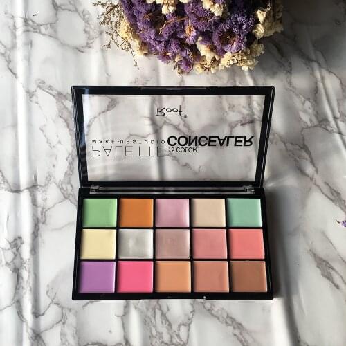 Makeup Pallete Face Concealer Camouflage Cream 15 Colors Contour Palette Professional Camouflage Concealer Pressed Powder