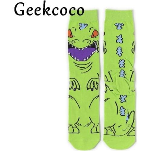 Dinosaur cartoon fashion unisex Casual Non Slip Breathable Comfortable Long Sock New Clothing Accessory J0896