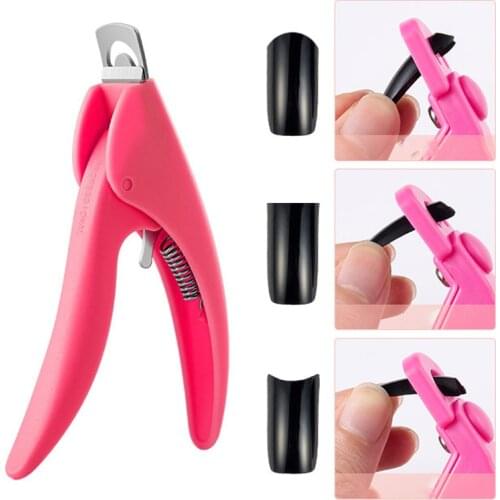Taoye teemo 1pcs Nail Clipper Pedicure artificial Gel UV Acrylic Tip Manicure Fake Trimmer Clip Trim flase acrylic Nail art tool