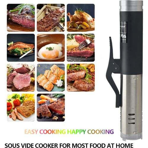 Waterproof Sous Vide Immersion Circulator Vacuum Slow Cooker With Accurate Control Stainless Steel Thermal Immersion Circulator