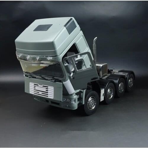 Rc Car Model 1/14 Scale MAN F2000 JX 8X4 Tractor Truck All Metal Frame Chassis Toys Cars
