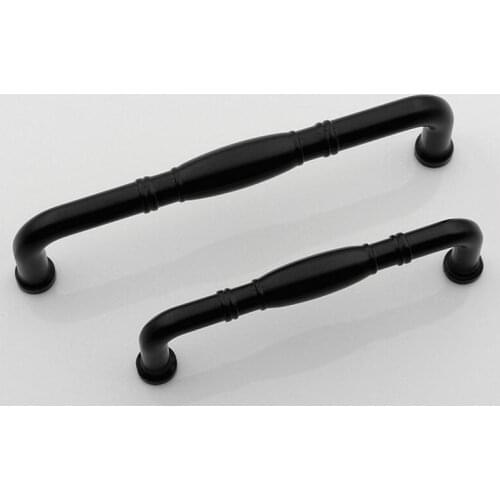 Chic Black drawer knob Pull Handles / Cabinet Pulls Handles / Kitchen Cupboard pull knobs Hardware Antique Furniture Hardware