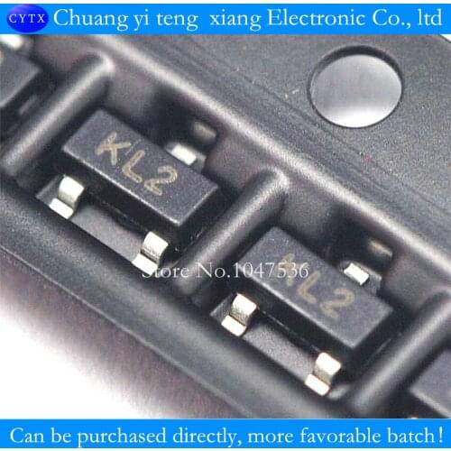 SMD schottky diode BAT54A KL2 200 ma / 30VSOT23 schottky (100PCS/lot)