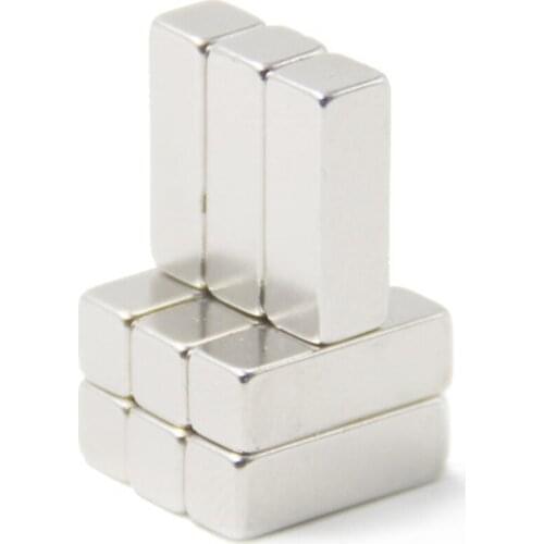 1000pcs F12x4x4mm Super Powerful Strong Rare Earth Block NdFeB Magnet Neodymium N35 Magnets F12*4*4mm Free Shipping