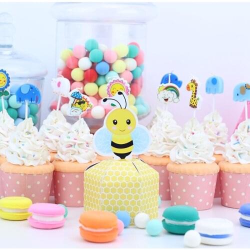Insects Theme Honey Box Candy Box Gift Box Cupcake Box Boy Kids Birthday Party Supplies Decoration Event Party Supplies