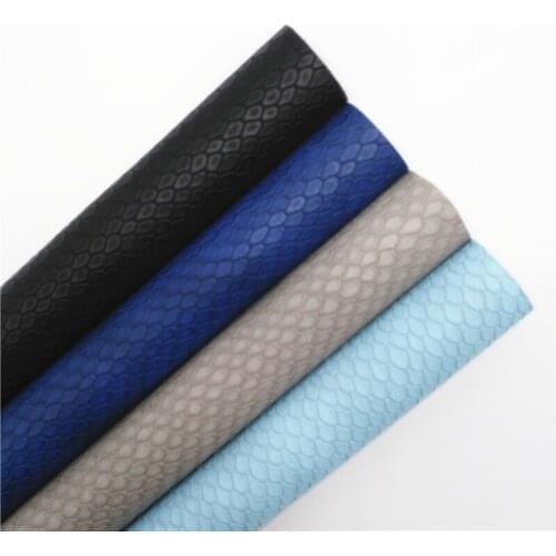 Snake Embossed Synthetic Faux Leather Fabric Sheets Vinyl Fabric For Bows Earrings Bags Shoes Accessories DIY 6S90