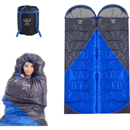 Camping Sleeping Bag Lightweight 4 Season Warm adult Envelope Backpacking Ultralight Waterproof Sleeping Bag Can be spliced