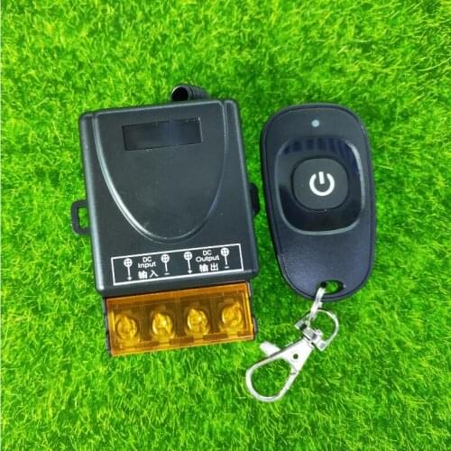 Universal 433mhz RF DC9V 12V 24V 36V 48V 30A relay 1CH wireless remote control switch For door/Light/LED/motor