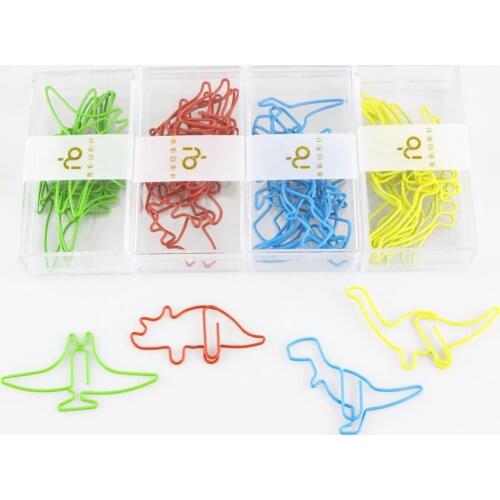 Dinosaur Paper Clip Bookmark Metal Office Supplies Pin Gift Package Paper Clips Decorative Paperclip Paperclips Cute Paper Clips