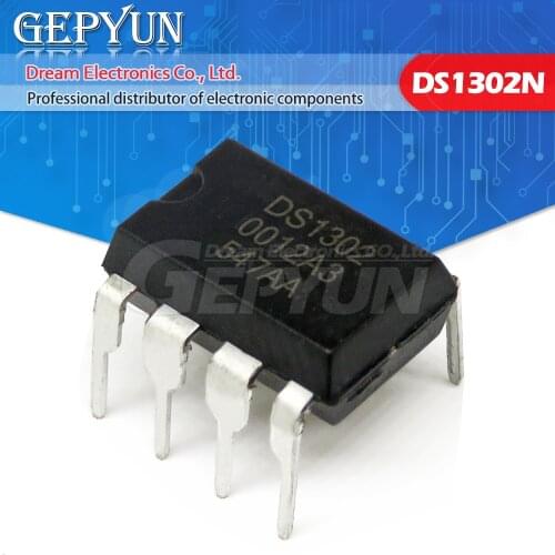 10PCS DS1302N DIP8 DS1302 DIP DIP-8 Trickle Charge Timekeeping Chip new and Original