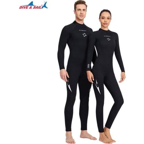 2021 New 3MM Neoprene Wetsuit Mens and Womens Warm Super-Elastic Wear-Resistant Wet Suit Cold-Proof Snorkeling Wetsuit S-4XL