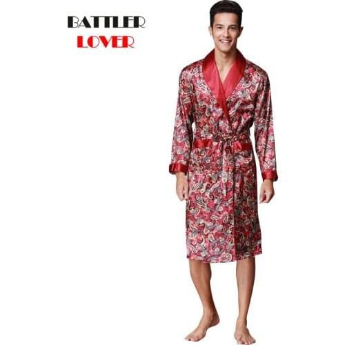 BATTLERLOVER Men's Bathrobes