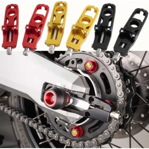 CNC Motorcycle Rear Axle Chain Adjusters Tensioner Catena Spool for 2017 2018 Honda XAdv750 X Adv Xadv 750 Motorbike Accessories