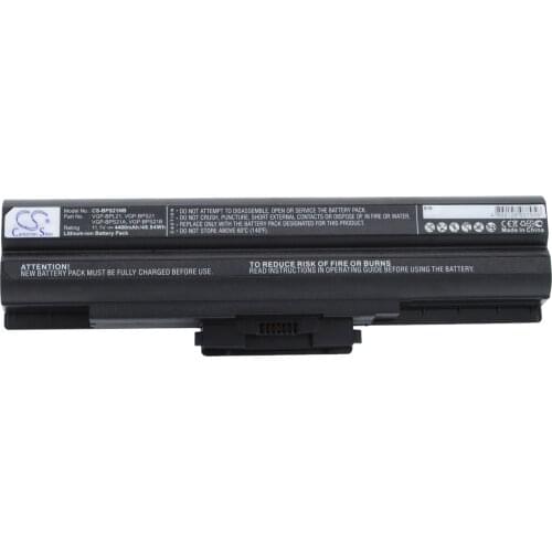 CS 4400mAh/48.84Wh battery for Sony AIO VPCF11JFX/B VAIO VPCF11M1E,PCG-61411L,PCG-81113L,PCG-81114L,81115L,81214L