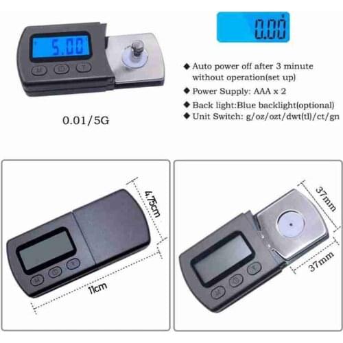 For Tonearm Phono Cartridge For Vinyl Record Turntable Balance Load Turntable Stylus Dzr Player Digital Lp Force Meter Scal O3E9