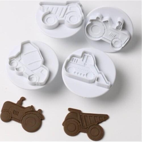 DIY Transportation stainless steel mold fondant baking tools Cookie Tools cake decoration tools Valentines Day Easter