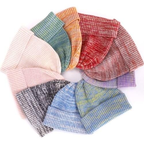 KENSHELLEY Casual Innovative Simple High Quality Beanie Two Tones Color Luxury Beanie Soft Acrylic Warm Knitting Beani