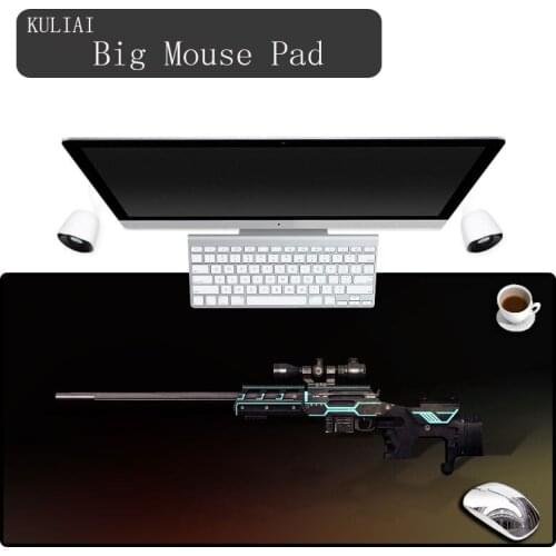 XGZ Print 30X60-40X90cm Size Gun Mouse Pad Art Family Desk Game Notebook PC Decoration Player Gaming Keyboard Mouse Pads Mats