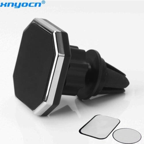 Xnyocn Air Vent Magnetic Car Mount, Highly-Adjustable Phone Holder for iPhone SE / 6 / 6s / 7, Nexus 5X, Moto E, OnePlus X etc