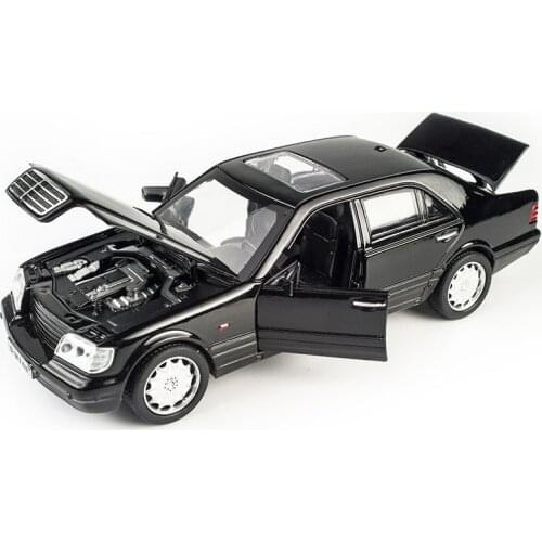Mercedes-Benz S W140 1:32 Alloy Model Car Sound Light Pull-back Light Sound Alloy Vehicle Model toy for Children