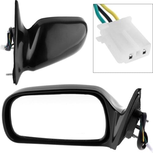 Non-Folding Durable Plastic Car Left Side Mirror Right Hand Rear View Mirror Safety Parking 97-01Toyota Camry CE /LE /XLE Modes