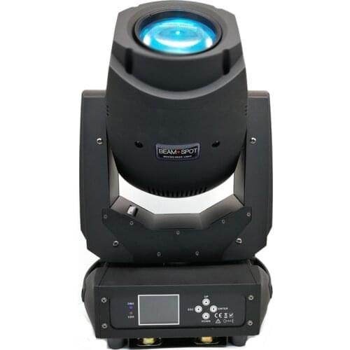 New Stage Lighting Equipments 200W Beam Spot 2IN1 LED Moving Head Lights LCD Display With three facets prism 8 Static Gobos