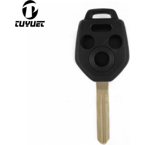 4 Buttons Replacement Remote Key Shell Case For Subaru Impreza XV Crosstrek With NSN14 Uncut Blade Fob Key Cover