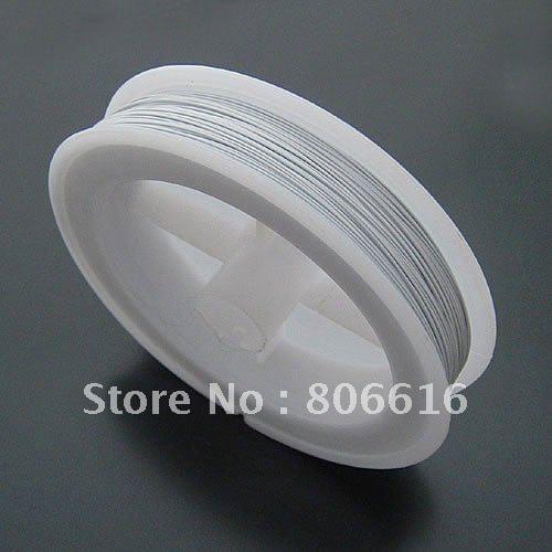 0.38MM 100M/Pcs 5Pcs/Lot White Ropes/Cords Steel Wires Beading Wire Jewelry Accessories