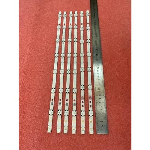 New 5set=30pcs 7LED 46CM LED Backlight strip For TOSHIB 49U6863DB LUX0149003 LT-49C870 VES490QNDS-2D-U12 N12 SVV490A64_REV00_A B