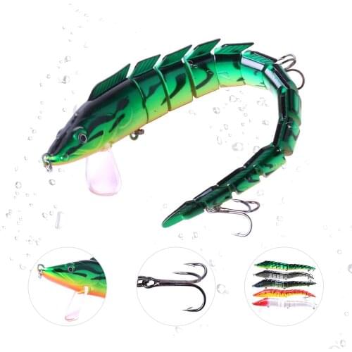 1PCS 23CM/46G Jointed Fishing Lure Minnow Plastic Artificial Fishing Wobbler Tools Jerk Fish Esca Tackle