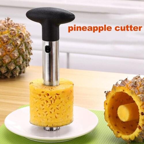 1Pcs Stainless Steel Easy to use Pineapple Peeler Accessories Pineapple Slicers Fruit Knife Cutter Corer Slicer Kitchen Tools
