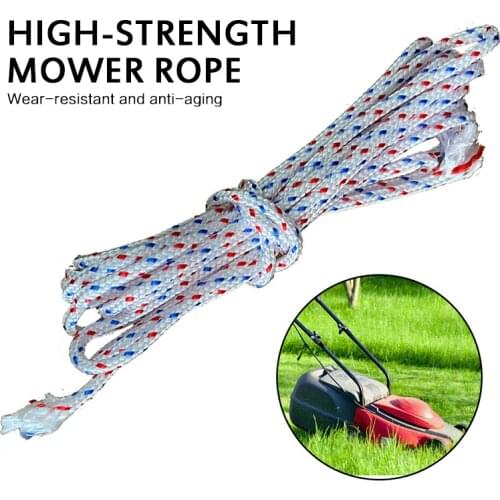 1Pc Durable Nylon Recoil Starter Rope For Chainsaw Lawn Mower Accessories Wear Oil Resistance Lawnmower Parts Star Line Power