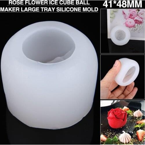 3D Rose Silicone Mold Bloom Rose Flower Shape Fondant Soap Cake Mould DIY Wedding Cupcake Topper Fondant Cake Decorating Tools