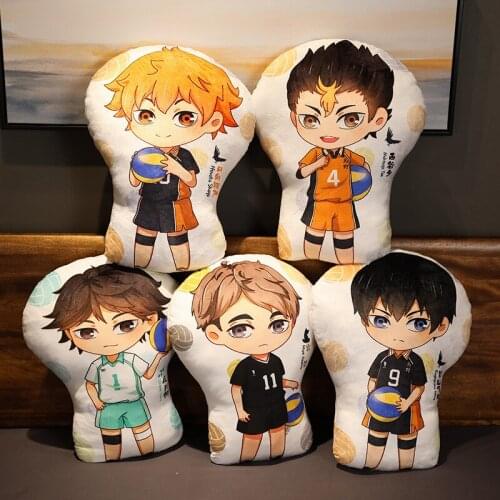 Anime Haikyuu Plush Toy Hinata Shoyo Kageyama Tobio Oikawa Tooru Kozume Kenma Pillow Dolls 18cm/30cm/45cm