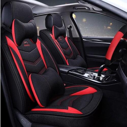 Flax car seat cover for auto alfa romeo 159 147 guilietta boxer brera spiden auto products car accessories seats