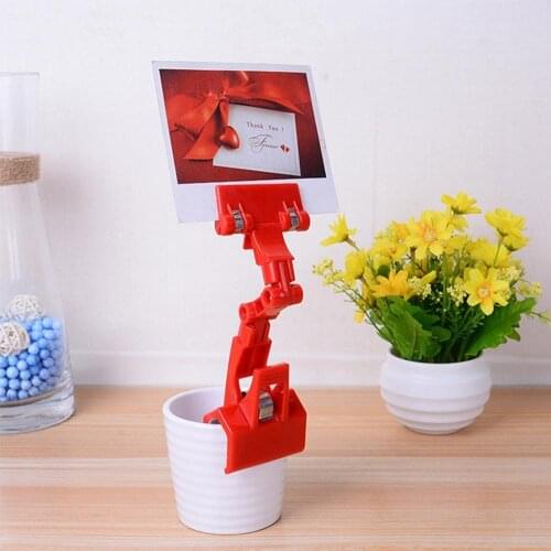 Double Head Rotatable Picture Copy Holder Painting Clip Clamp for Artist Easels Sketch Drawing Boards Random Color