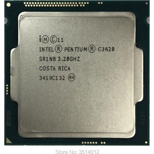 Intel Pentium G3420 3.2 GHz Dual-Core CPU Processor 3M 53W LGA 1150