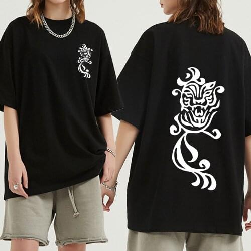 Japanese Anime Tokyo Revengers T-Shirt Hanemiya Kazutora Cosplay Clothes Tee Shirt Men Hip Hop Streetwear Plus Size Tops