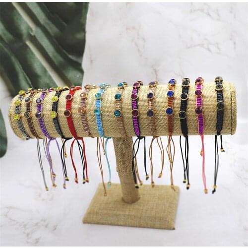 BLUESTAR Fashion Bracelet Women Crystal Bracelet Femme Jewelry Pulseras Multicolor Rhinestone Beaded Handmade MIYUKI Bracelet