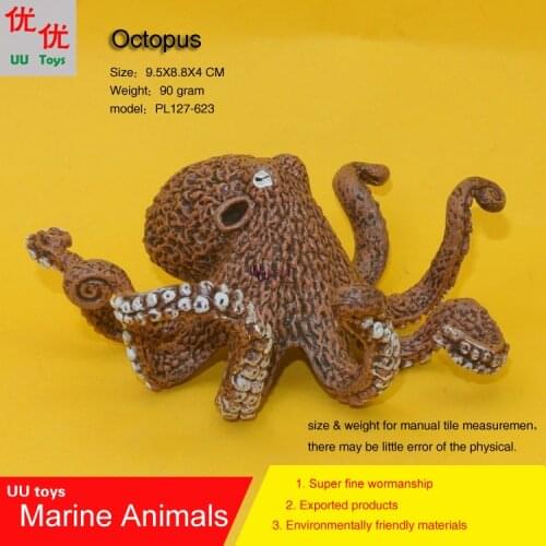 Hot toys Octopus Simulation model Marine Animals Sea Animal kids gift educational props