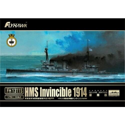 Flyhawk FH1311S 1/700 HMS Battleship Invincible 1914