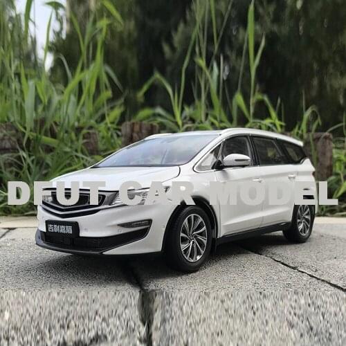 Diecast 1:18 Alloy Pull Back Toy GEELY JIAJI MPV Car Model Of Childrens Toy Cars Original Authorized Authentic Kids Toys