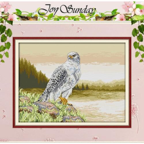 Falcon Patterns Counted Cross Stitch 11CT 14CT Cross Stitch Sets Wholesale Chinese Cross-stitch Kits Embroidery Needlework