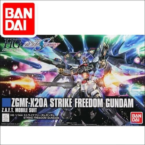 Original HG 1/144 Gundam Model ZGMF-X20A STRIKE FREEDOM GUNDAM NORN Armor Unchained Mobile Suit Kids Toys
